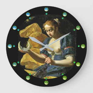 GRANDE HORLOGE RONDE ANTIQUE RENAISSANCE TAROTS 18