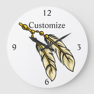 Grande Horloge Ronde Apache Feathers Thunder_Cove