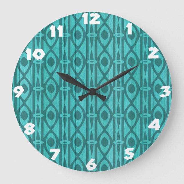 Grande Horloge Ronde Aqua Blue Island (Recto)