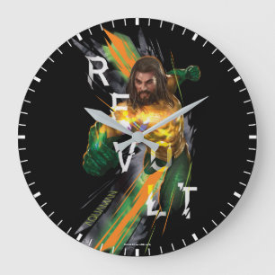 Grande Horloge Ronde Aquaman   Aquaman "Revolt" - Graphique commenté