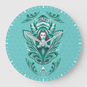 Grande Horloge Ronde Aquaman   Ornate Mera Graphic
