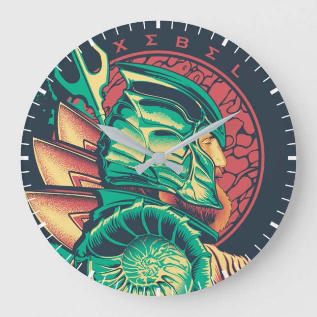 Grande Horloge Ronde Aquaman | Xebel King Nereus Graphic (Recto)