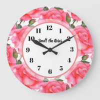 Aquarelle rose rose motif floral