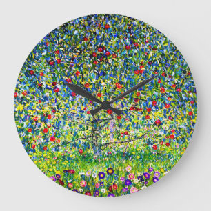 Grande Horloge Ronde Arbre pomme Gustav Klimt