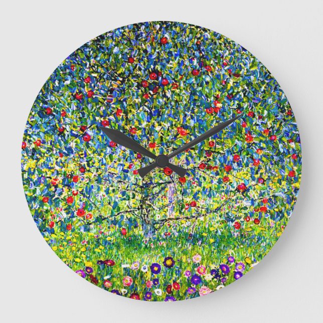 Grande Horloge Ronde Arbre pomme Gustav Klimt (Recto)