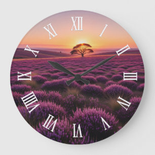 Grande Horloge Ronde Arbre solitaire North York Moors Parc national d'A