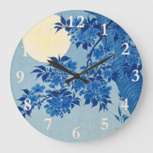 Grande Horloge Ronde Arbre sous la lune bleue : nuit de floraison des c