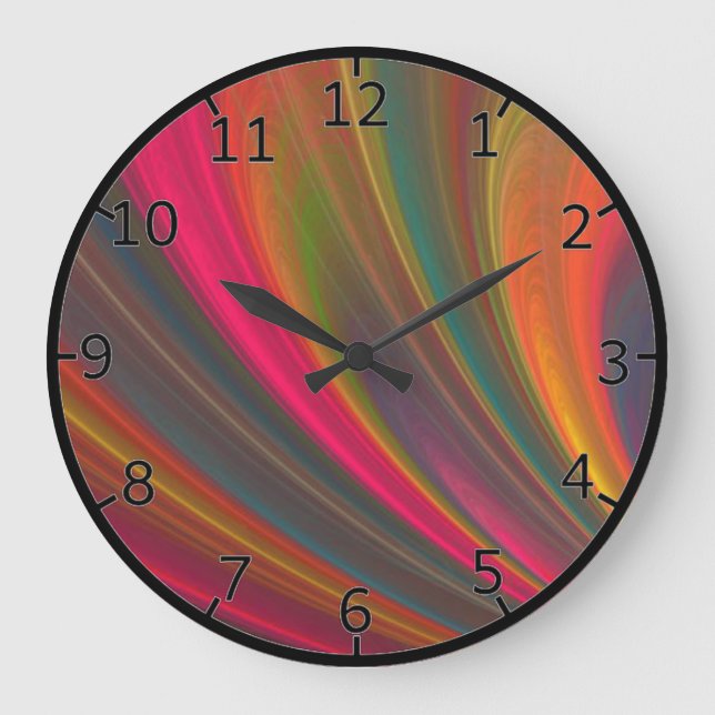 Grande Horloge Ronde Arc-en-ciel (Recto)