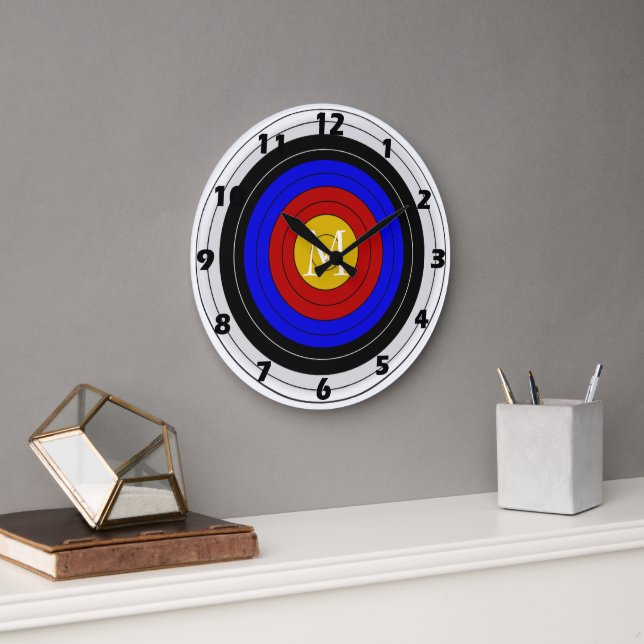 Grande Horloge Ronde Archery Target (Bureau)