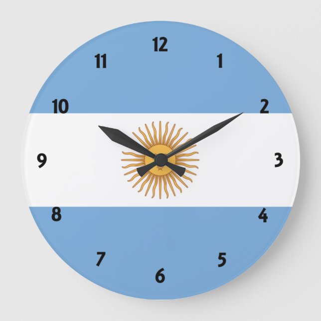Grande Horloge Ronde argentine (Recto)