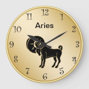 Grande Horloge Ronde Aries Zodiac