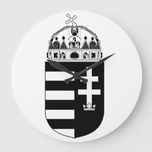 Grande Horloge Ronde Armoiries de la Hongrie