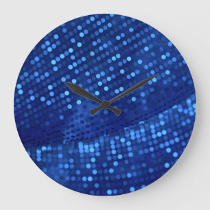 Grande Horloge Ronde Arrière - plan 3D de luxe de la Draperie Métal.