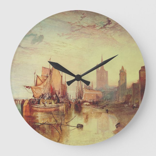Grande Horloge Ronde Arrivée d'un paquebot par Joseph Turner (Recto)