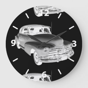Grande Horloge Ronde Art 1948 de voiture ancienne de Chevrolet