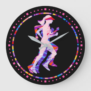 Grande Horloge Ronde Art de coureur