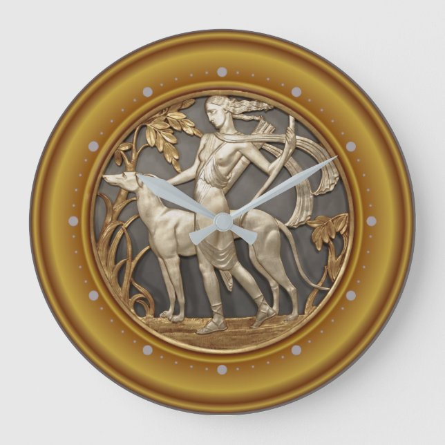 Grande Horloge Ronde Art déco (Recto)