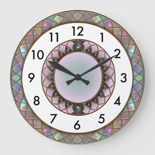 Grande Horloge Ronde Art Déco (Recto)