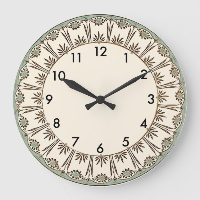 Grande Horloge Ronde Art Deco (Recto)