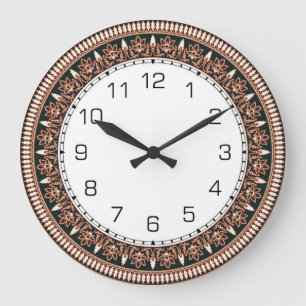 Grande Horloge Ronde Art Déco
