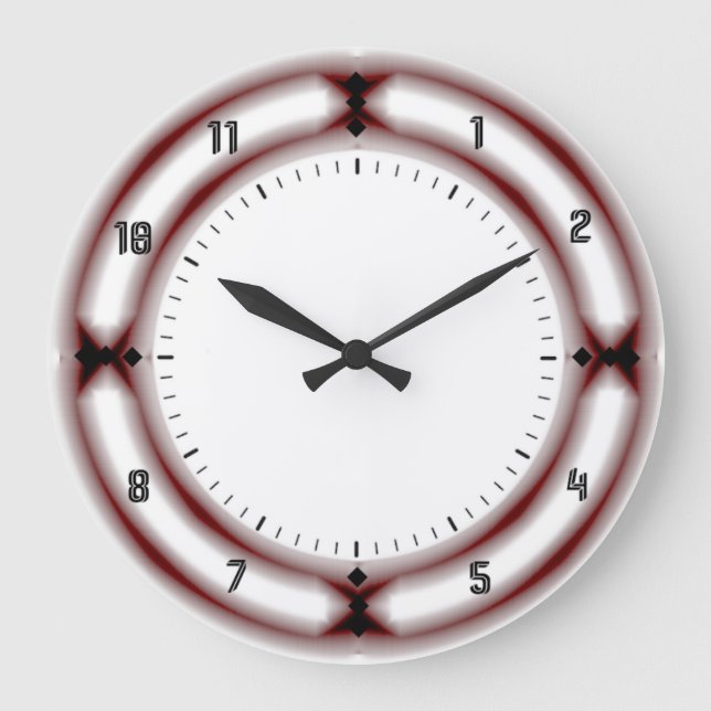 Grande Horloge Ronde Art déco (Recto)