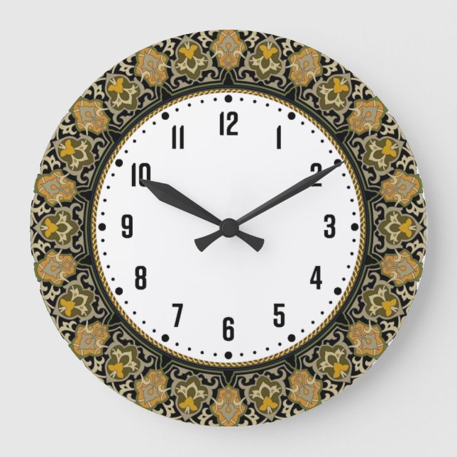 Grande Horloge Ronde Art Déco  (Recto)