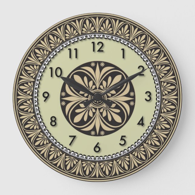 Grande Horloge Ronde Art Déco (Recto)