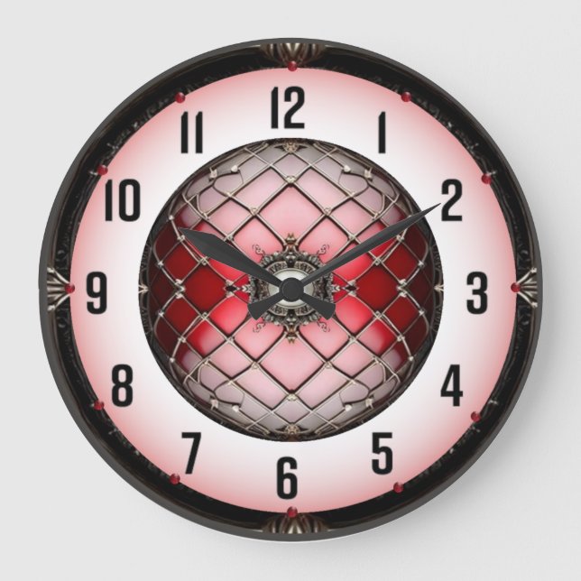 Grande Horloge Ronde Art Déco (Recto)