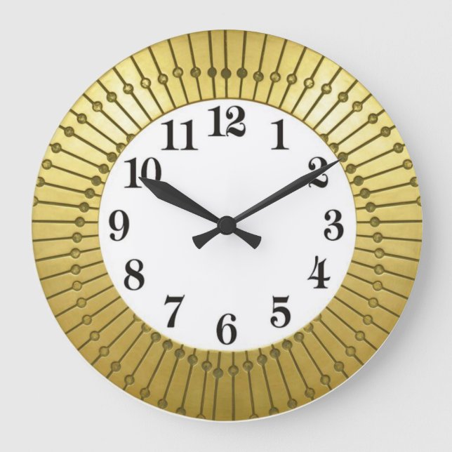 Grande Horloge Ronde Art déco (Recto)