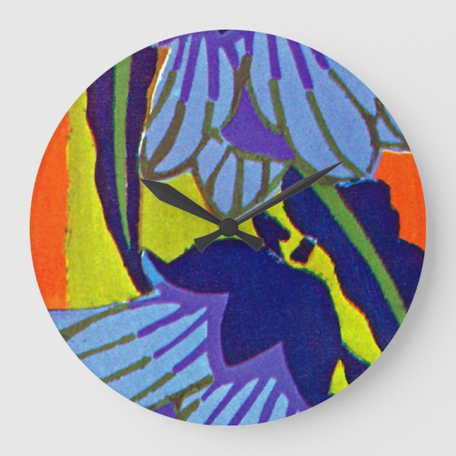 Grande Horloge Ronde Art Déco #4 de Seguy à Emporio Moffa (Recto)