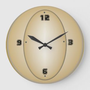 Grande Horloge Ronde Art Déco Sport