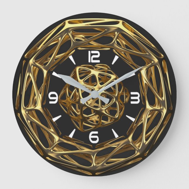 Grande Horloge Ronde Art moderne (Recto)