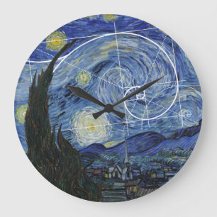 Grande Horloge Ronde  Art rencontre mathématiques, Van Gogh rencontre 