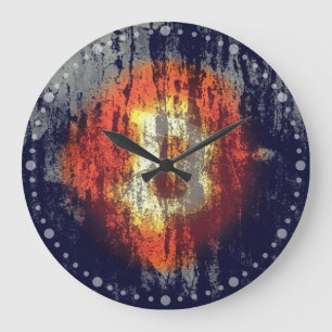 Grande Horloge Ronde Art résilient Bitcoin