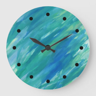 Grande Horloge Ronde Artsy Modern Kitchen Clocks