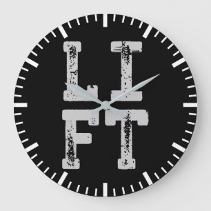Grande Horloge Ronde ASCENSEUR - Salle de sport, entraînement, soulèvem