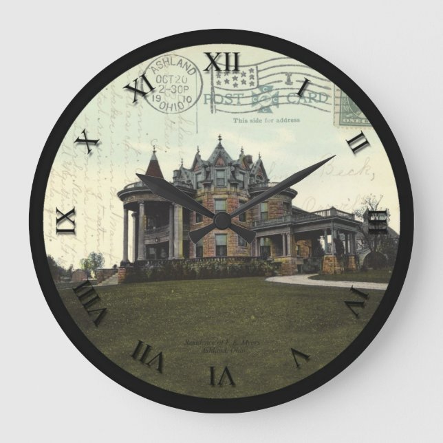 Grande Horloge Ronde Ashland Ohio Post Card (Recto)