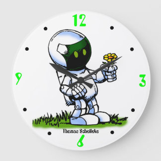 Grande Horloge Ronde Asimo Robot