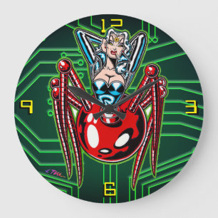 Grande Horloge Ronde Astro Creeps™: Madam Mechanism™