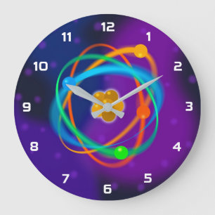 Grande Horloge Ronde Atomic structure spots science