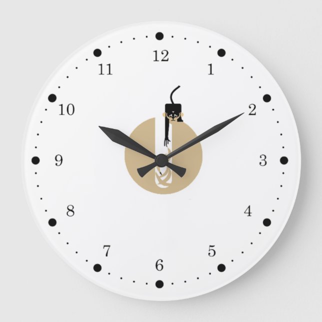 Grande Horloge Ronde Atteindre l'objectif (Recto)