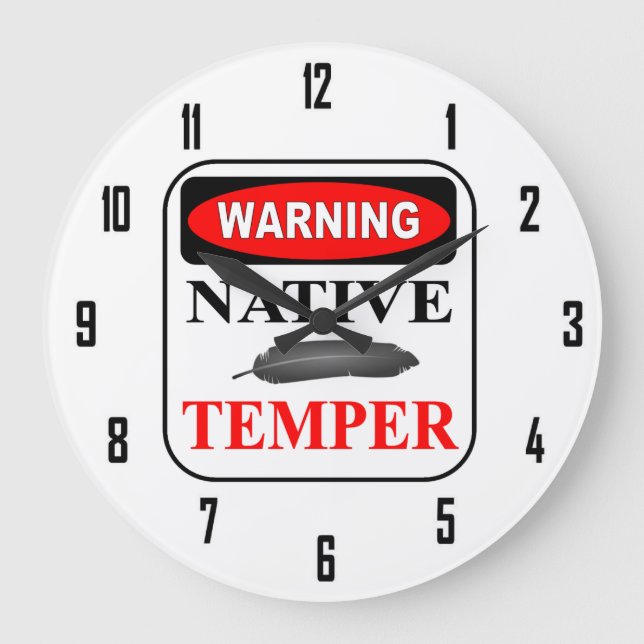 Grande Horloge Ronde Attention (Recto)