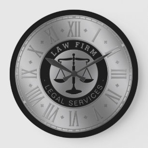 Grande Horloge Ronde Attorney   Silver Scales of Justice
