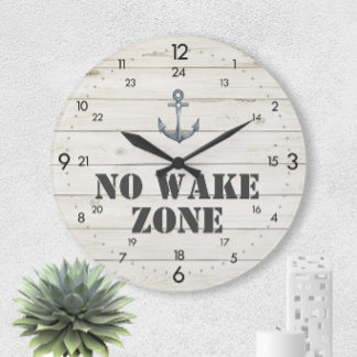 Grande Horloge Ronde Aucune Ancre de zone de réveil 24 heures Heure Nau