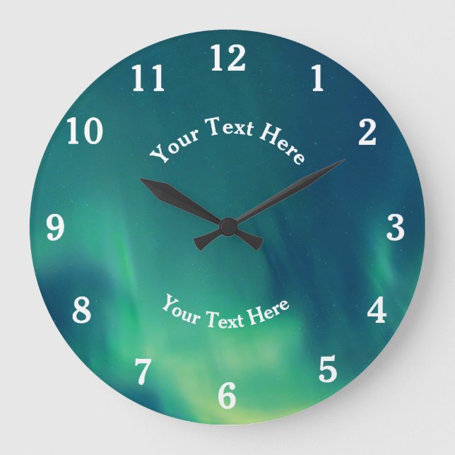 Grande Horloge Ronde Aurora Borealis Northern Lights Alaska Arctique (Recto)