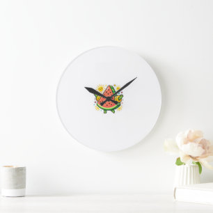 Grande Horloge Ronde Autocollant de bras gonflable en forme de tranche