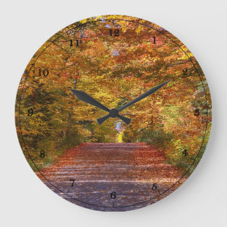 Grande Horloge Ronde Automne à la forêt nationale supérieure