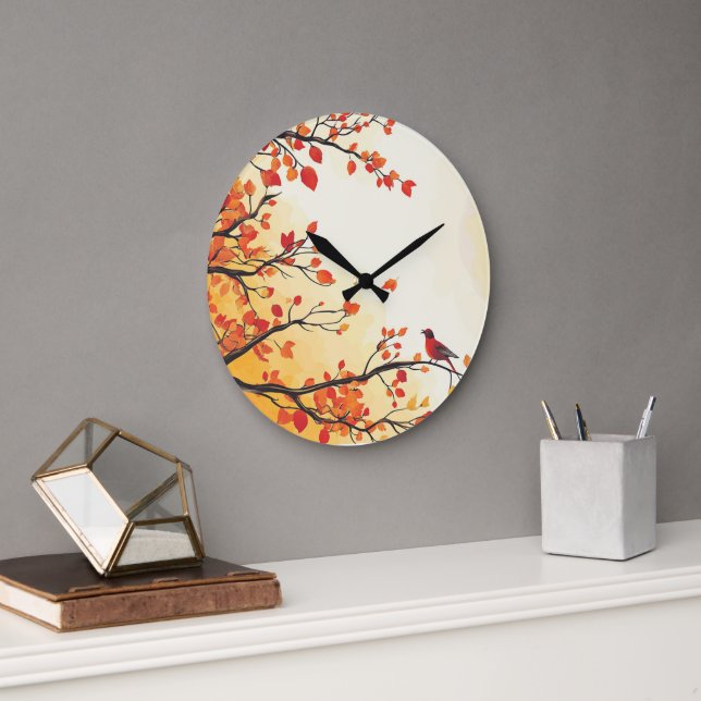 GRANDE HORLOGE RONDE AUTOMNE N° 1 (Bureau)