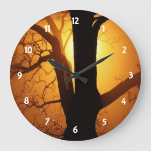 Grande Horloge Ronde Autumn Moon Shining