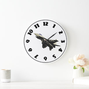 Grande Horloge Ronde Avion de combat supersonique Avion militaire